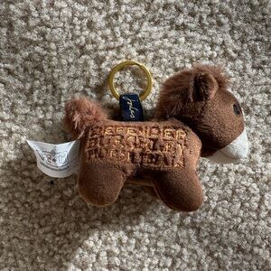 Joules Burghley Horse Key Ring - Brown